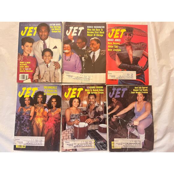 Vintage Jet Magazines Lot (34) 1983 Michael Jackson Rick James Barry White Cosby - Picture 4 of 12